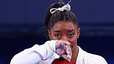 Americká gymnastka Simone Bilesová.