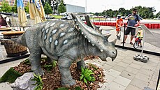 Výstavu dl Zdeka Buriana ve Zlín doplují i instalace dinosaur.