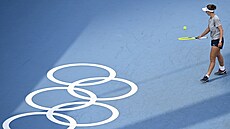 Letní olympijské hry Tokio 2020. eská tenistka Barbora Krejíková pi...