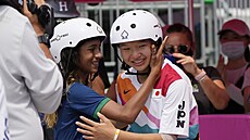 První olympijskou vítzkou ve skateboardingu se v Tokiu stala tináctiletá...