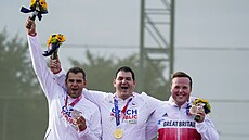 David Kostelecký (vlevo) a Ji�í Lipták berou st�íbro a zlato na olympiád� v...