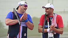 David Kostelecký a Jiří Lipták (vlevo) na olympiádě v Tokiu 2020 (29. července...