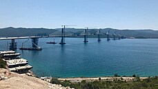 Chorvatsko finišuje s mostem na Pelješac, na poloostrov už nebude nutná cesta...
