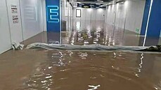 Zaplavené metro v ínském mst eng-ou. (21. ervence 2021)