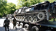 V domov dchodce v nmeckém Heikendorfu se nael tank, protiletadlové dlo a...
