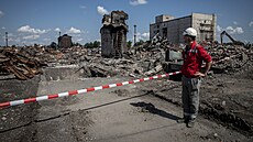 Na míst� n�kdej�í ocelárny spole�nosti Vítkovice Steel z�staly jen trosky a...