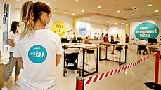 Otevření očkovacího centra v nákupním domě Olympia Brno (21. července 2021) | na serveru Lidovky.cz | aktuální zprávy