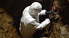 Heinrich Wankel v Bý�í skále bádal p�ed 150 lety. Archeologové, kte�í se do...