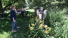 Ukázková p�írodní zahrada U malí�e V�ry Dvo�ákové z Myslovic na Klatovsku (15....