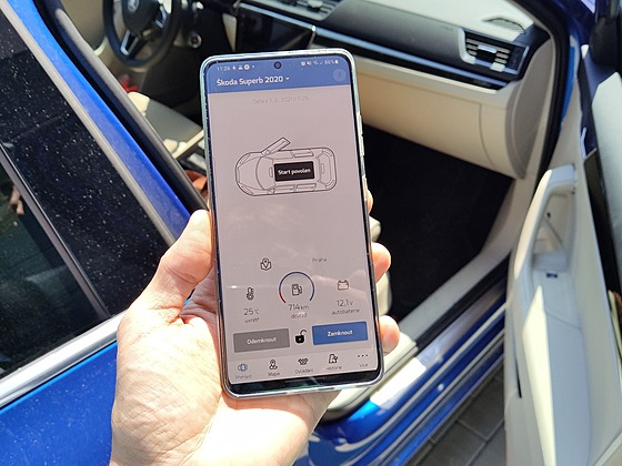 Aplikace Xmarton na ovládání a odemykání auta mobilem