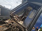 V Nmicích nad Hanou se srazily vlaky, dva lidé jsou zranní. (31. ervence...