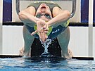 Nový olympijský rekord 24,02 vytvoila práv v desáté rozplavb se Seemanovou...