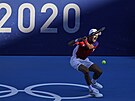 Srbský tenista Novak Djokovi (31. ervence 2021)