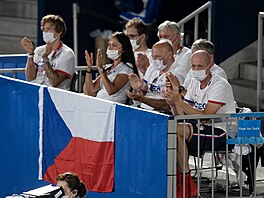 Tenistku Markétu Vondrou�ovou ve finále olympijského turnaje podporoval i...