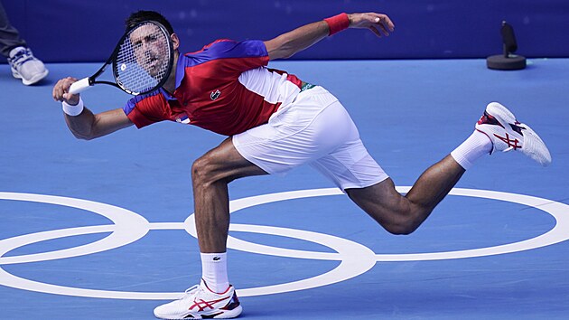 Srbsk tenista Novak Djokovi (31. ervence 2021)