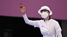 Dvacetiletá korejská lukostřelkyně An San si v Tokiu podmanila olympijskou... | na serveru Lidovky.cz | aktuální zprávy