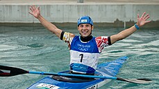 Kajaká Jií Prskavec, vybojoval pro eskou olympijskou výpravu v Tokiu zlatou...