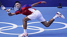 Srbský tenista Novak Djokovič (31. července 2021)