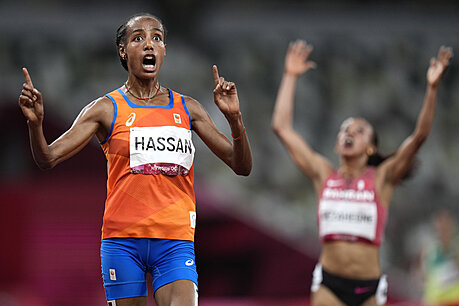 Nizozemka Sifan Hassanová zvítzila ve finále bhu en na 10 000 metr na...
