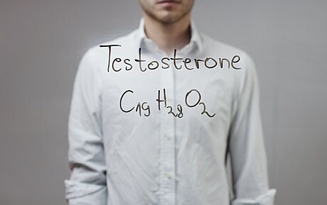 Testosteron. Ilustraní foto