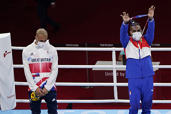 Zlato v kategorii do 81 kg získal kubánský boxer Arlen López, ve finále na...
