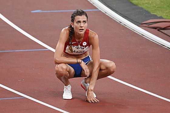 Finálový běh nevyšel mílařce Kristiině Mäki, skončila poslední. (6. srpna 2021)