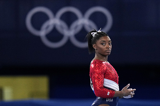 Americká gymnastka Simone Bilesová.