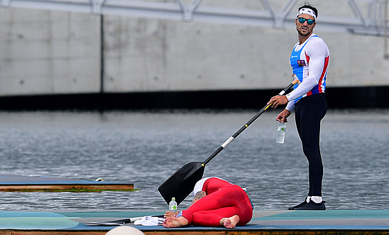 Rychlostní kanoista Martin Fuksa po olympijském finále na 1000 metr v Tokiu