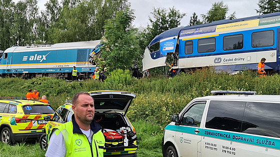 Pi sráce dvou vlak na Domalicku zemeli ti lidé. (4. 8. 2021)