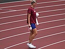 ZKLAMÁNÍ. eská otpaka Barbora potáková na olympiád v Tokiu.