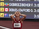 Kristiina Mäki po semifinále olympijského bhu na 1500 metr.
