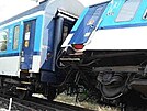 V Nmicích nad Hanou se v sobotu krátce po poledni srazily vlaky. (31....