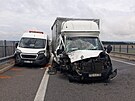 K tragick dopravn nehod dolo na silnici I/50 u Kunovic na Uherskohradisku.