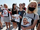 Blorusové si v ukrajinském Kyjev pipomínají bloruského aktivistu Vitalije...