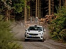 Svtov první rallyový ampionát elektromobil ADAC Opel e-Rally Cup se jezdí s...
