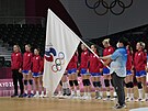 Ruské házenkáky ped olympijským finále