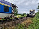 Ve stedu po osm hodin rno se na Domalicku srazily dva vlaky. (4. srpna...