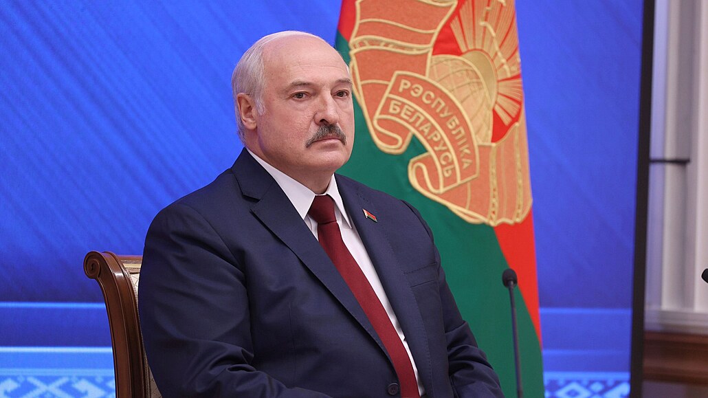 B�loruský prezident Alexandr Luka�enko (9. srpna 2021)