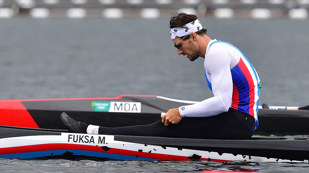 Rychlostní kanoista Martin Fuksa po olympijském finále na 1000 metr v Tokiu