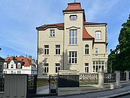 Secesní vila továrníka Karla Paka, kterou pro nj navrhl a v letech 1912 a...