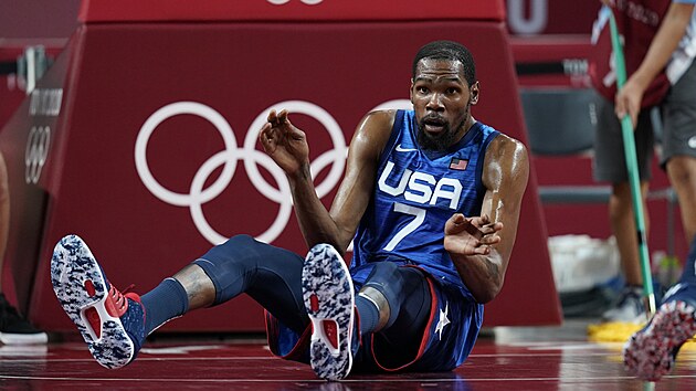 Hvzda americkch basketbalist Kevin Durant.