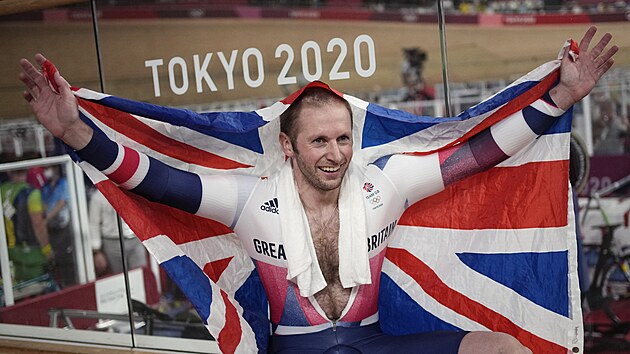 Jason Kenny z Velk Britnie ovldl olympijsk zpolen v keirinu.