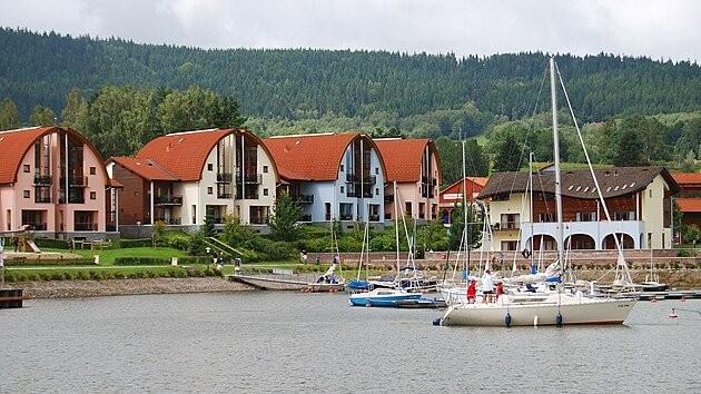 Pohled na Marinu Lipno