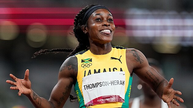 Elaine Thompsonov-Herahov druhm asem historie 21,53 vyhrla dvoustovku a je krlovnou na obou hlavnch sprinterskch tratch! (3. srpna 2021)