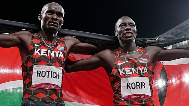 Emmanuel Korir a Ferguson Rotich zskali pro Keu olympijsk zlato a stbro....