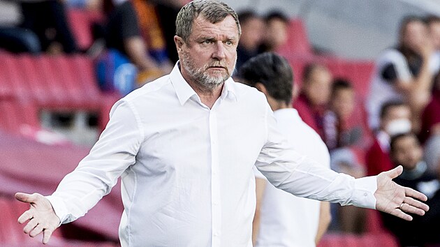 Trenr sparanskch fotbalist Pavel Vrba.