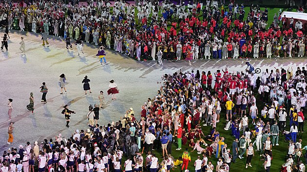 Zvren ceremonil letnch olympijskch her 2020. Nedle 8. srpna 2021, Tokio, Japonsko