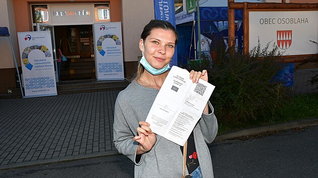 Zdravotnci krnovsk nemocnice v ter v Osoblaze naokovali celkem 151 zjemc. (3.8.2021)