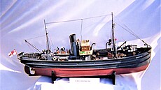 Model lodi typu Strath, kterou byl i Ocean Victor. Délka lod byla 35,2m.