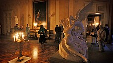 Sou�ástí prohlídkové trasy kyn�vartského zámku je také mramorové souso�í od...